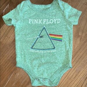 Pink Floyd Green Bodysuit for babies 0-3 months
